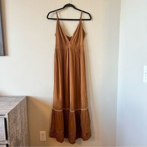 MOLLY Bracken-Almond Brown Coastal Cowgirl  Floral Bottom Detail (Size:Small)